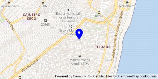 Mapa de Jupi - Nutricionistas