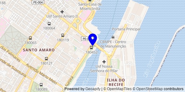 Mapa de Limoeiro - Nutricionistas