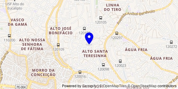 Mapa de Passira - Fisioterapeutas