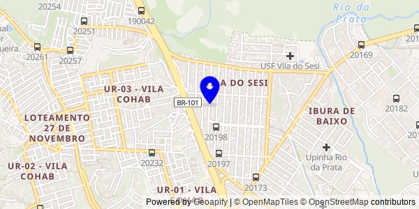 Mapa de Riacho das Almas - Nutricionistas