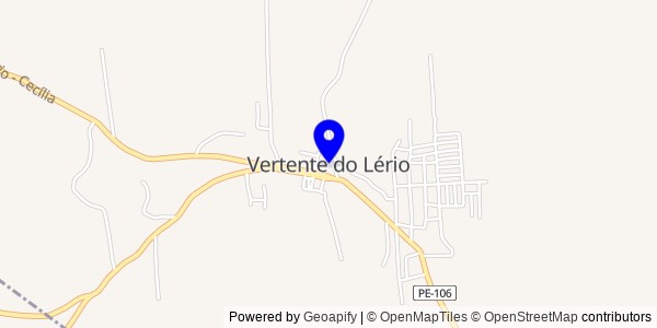 Mapa de Vertente do Lério - Fisioterapeutas