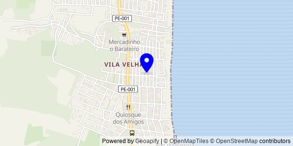 Mapa de Água Preta - Nutricionistas