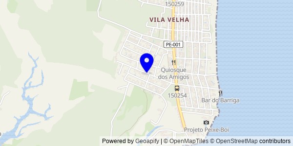 Mapa de Amaraji - Fisioterapeutas