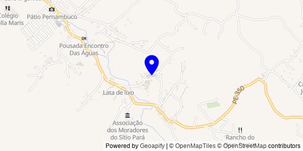 Mapa de Jaqueira - Nutricionistas