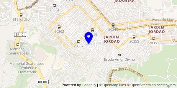 Mapa de Joaquim Nabuco - Fisioterapeutas