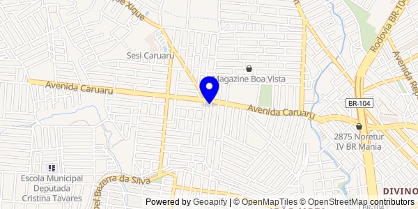 Mapa de Nazaré da Mata - Nutricionistas