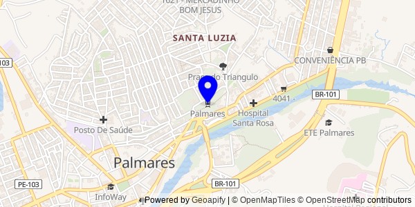 Mapa de Palmares - Nutricionistas