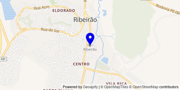 Mapa de Ribeirão - Fisioterapeutas