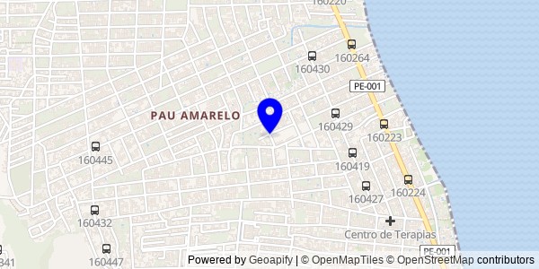 Mapa de São Benedito do Sul - Fisioterapeutas