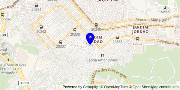 Mapa de Tamandaré - Nutricionistas