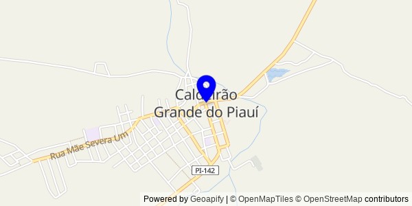 Mapa de Caldeirão Grande do Piauí - Fisioterapeutas