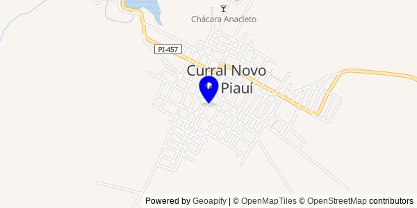 Mapa de Curral Novo do Piauí - Fisioterapeutas