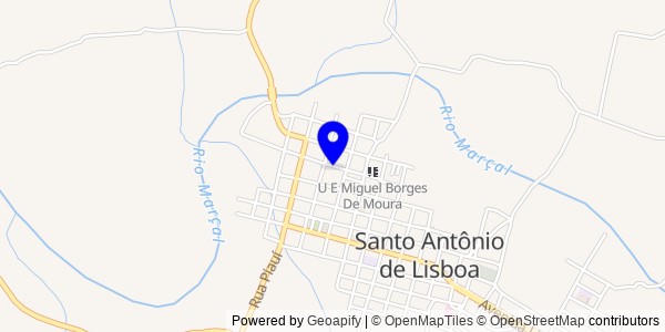 Mapa de Dom Expedito Lopes - Fisioterapeutas