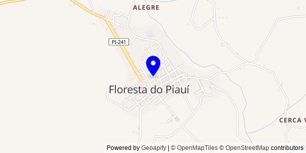 Mapa de Floresta do Piauí - Nutricionistas