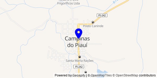 Mapa de Isaías Coelho - Nutricionistas