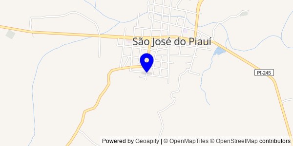 Mapa de Itainópolis - Fisioterapeutas