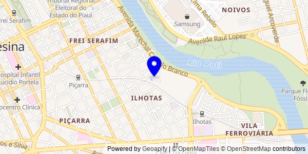 Mapa de Jaicós - Fisioterapeutas