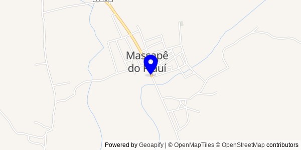 Mapa de Massapê do Piauí - Fisioterapeutas