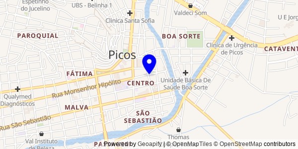 Mapa de Monsenhor Hipólito - Nutricionistas