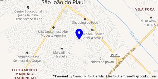 Mapa de Pedro Laurentino - Nutricionistas