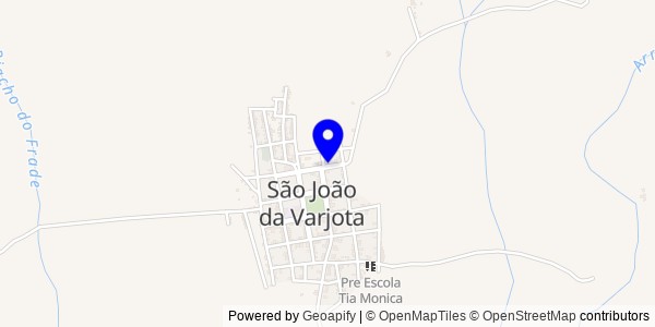 Mapa de São João da Varjota - Fisioterapeutas