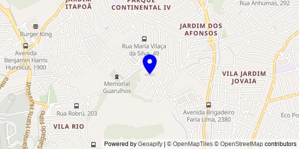 Mapa de São José do Piauí - Nutricionistas