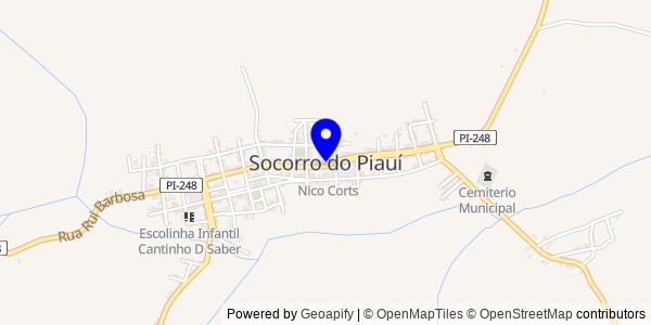 Mapa de Socorro do Piauí - Nutricionistas