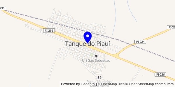 Mapa de Tanque do Piauí - Fisioterapeutas