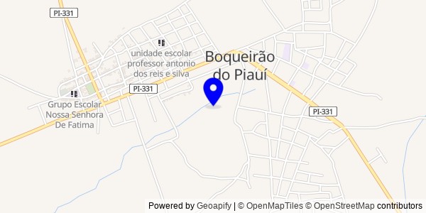 Mapa de Boqueirão do Piauí - Nutricionistas