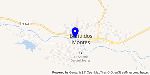 Mapa de Buriti dos Montes - Nutricionistas