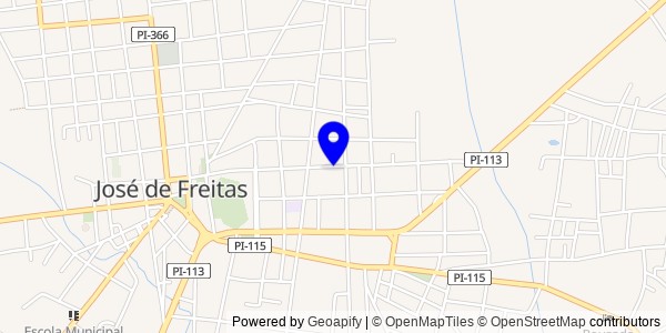 Mapa de Hugo Napoleão - Fisioterapeutas