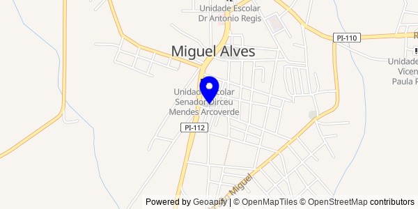 Mapa de Jardim do Mulato - Nutricionistas