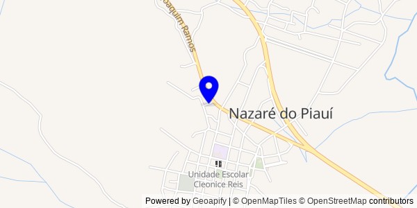 Mapa de Nossa Senhora de Nazaré - Fisioterapeutas