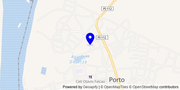 Mapa de São João da Serra - Nutricionistas