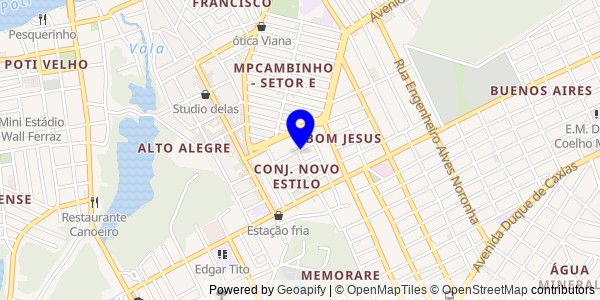 Mapa de São Miguel do Tapuio - Fisioterapeutas