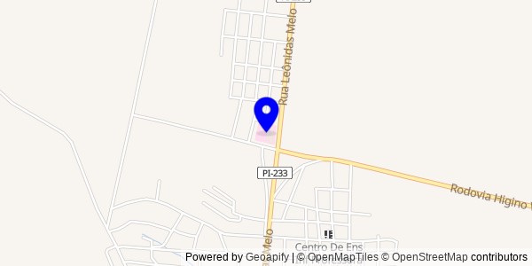 Mapa de São Pedro do Piauí - Fisioterapeutas