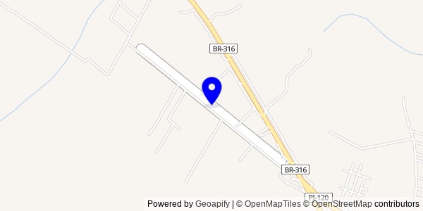 Mapa de Valença do Piauí - Nutricionistas