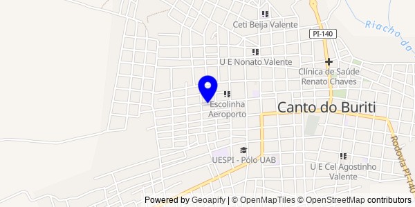 Mapa de Anísio de Abreu - Fisioterapeutas