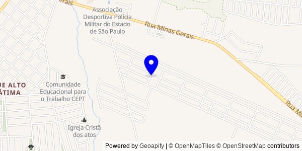 Mapa de Avelino Lopes - Nutricionistas