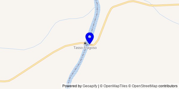 Mapa de Baixa Grande do Ribeiro - Fisioterapeutas