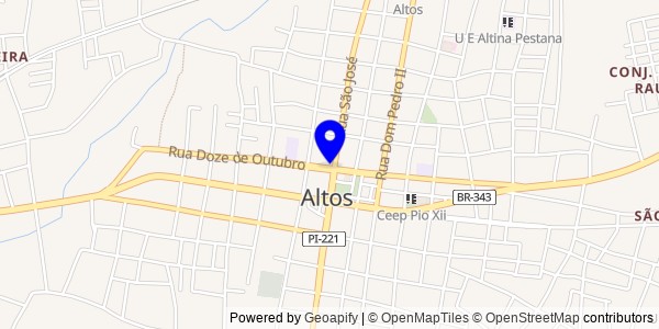 Mapa de Brejo do Piauí - Fisioterapeutas