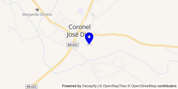 Mapa de Coronel José Dias - Fisioterapeutas