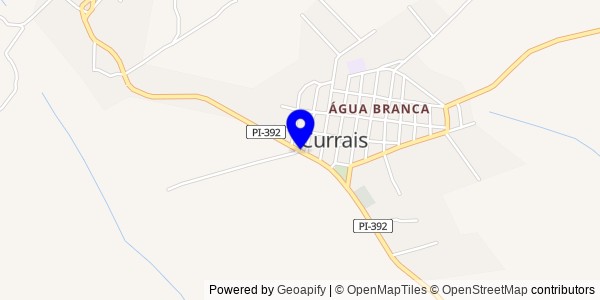 Mapa de Currais - Nutricionistas