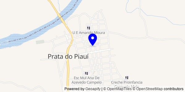 Mapa de Dirceu Arcoverde - Fisioterapeutas