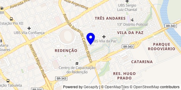 Mapa de Nazaré do Piauí - Nutricionistas