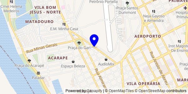 Mapa de Parnaguá - Nutricionistas