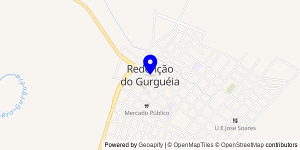 Mapa de Redenção do Gurguéia - Nutricionistas