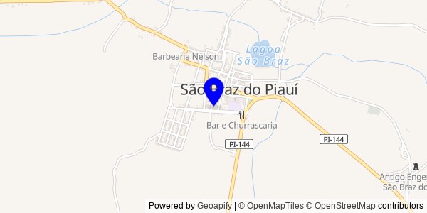 Mapa de São Braz do Piauí - Fisioterapeutas