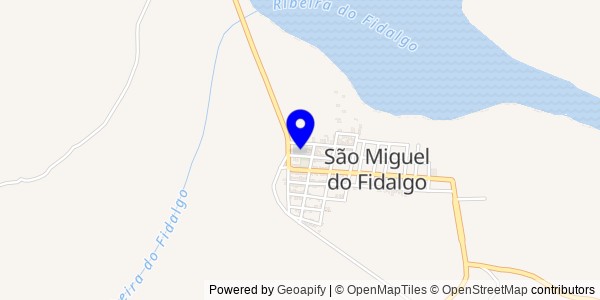 Mapa de São Miguel do Fidalgo - Fisioterapeutas