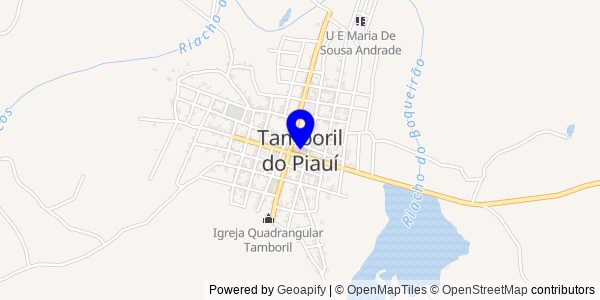 Mapa de Tamboril do Piauí - Nutricionistas
